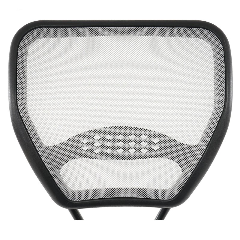 Silla de oficina XXL TENOYA BASE gran acolchado, en malla negra