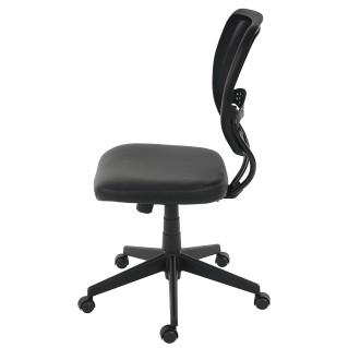 Silla de oficina XXL TENOYA BASE gran acolchado, en malla negra 2