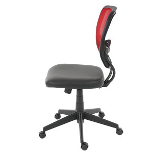 Silla de oficina XXL TENOYA BASE gran acolchado, en malla negra