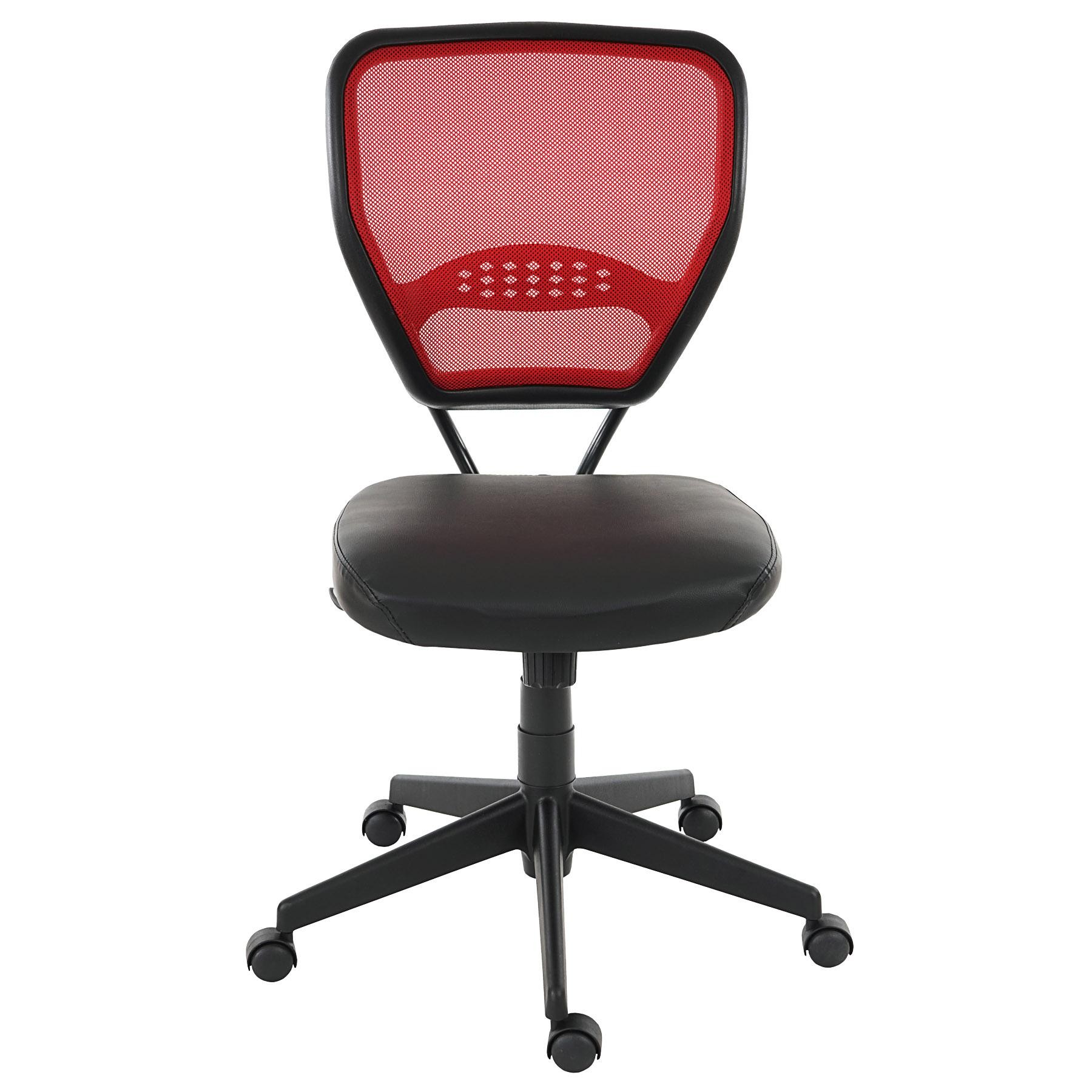 Silla de Oficina XXL (hasta 150kg) sin Apoyabrazos TENOYA BASE, Respaldo en malla, Color Negro