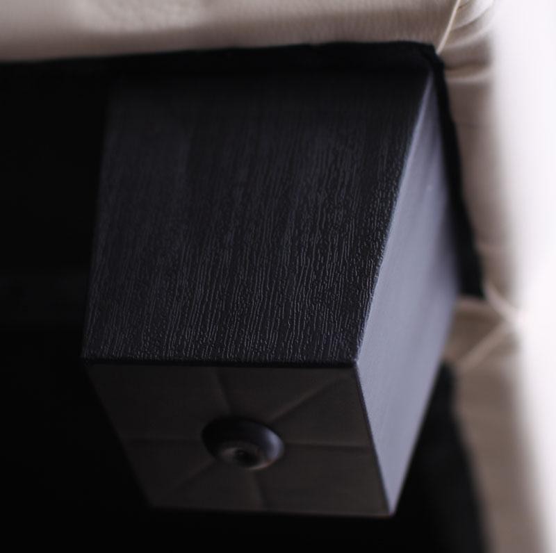 Sillón de 1 plaza BASILIO, Diseño Elegante, Gran Confort, en Piel, Color Negro