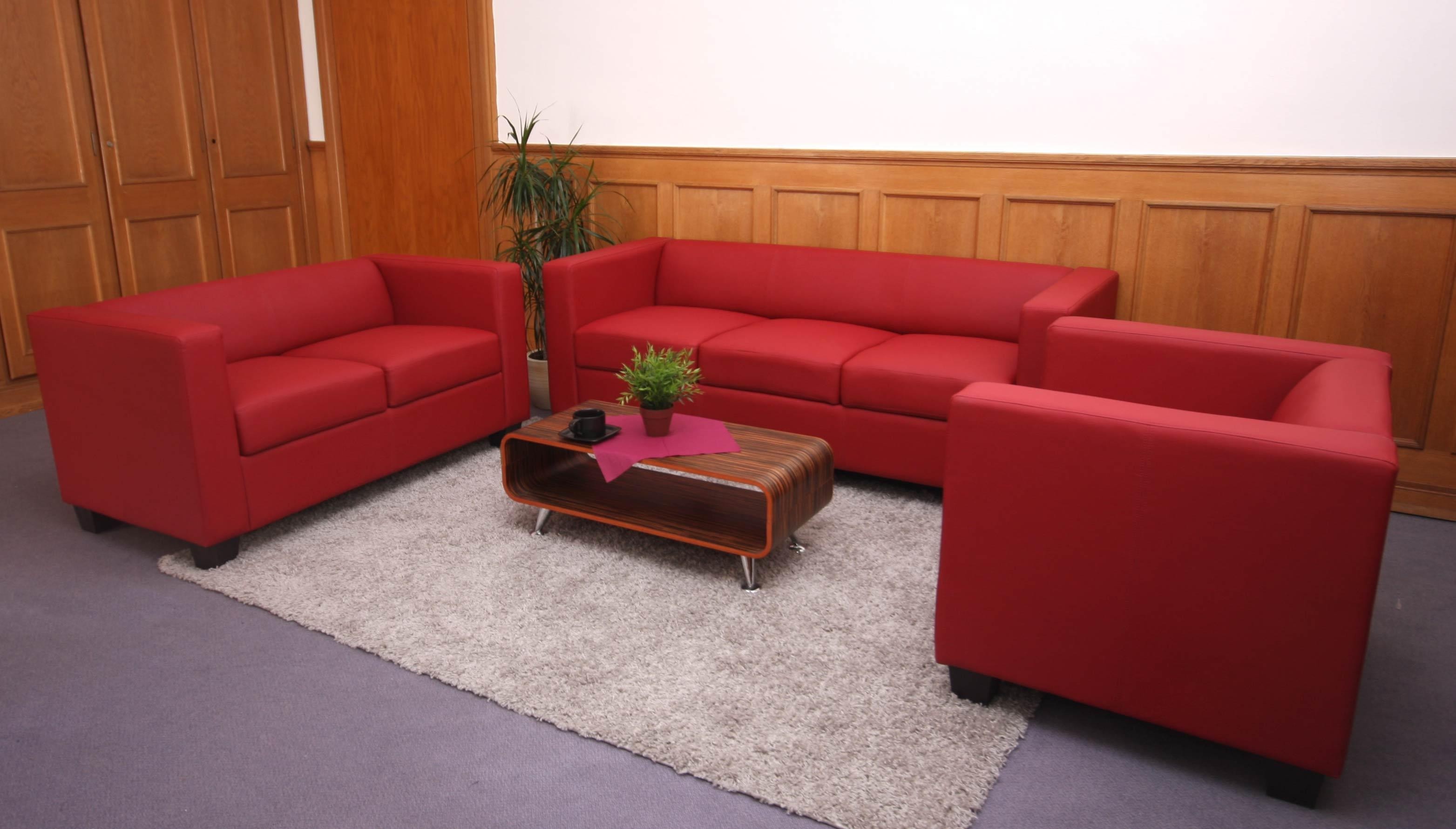 Sillón de 1 plaza BASILIO, Diseño Elegante, Gran Confort, en Piel, Color Negro
