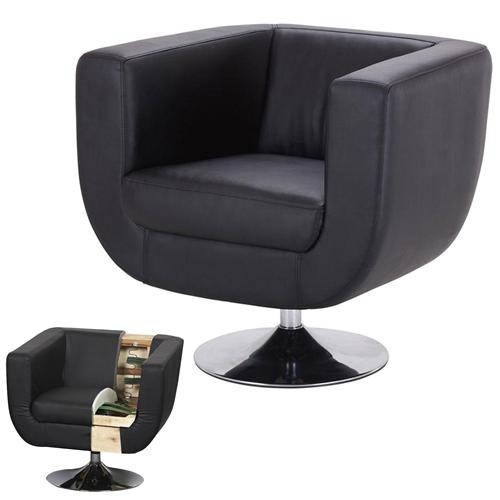 Sillón de Diseño TREVISO II, Espectacular Diseño y Máxima Comodidad, Varios Colores, Negro