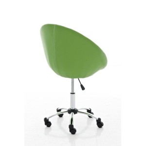 Silla de Diseño VIENA, acolchado, estructura metálica, en piel negro