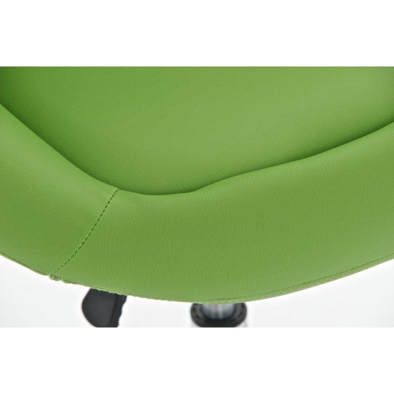 Silla de Diseño VIENA, acolchado, estructura metálica, en piel negro