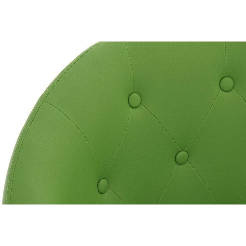 Silla de Diseño VIENA, acolchado, estructura metálica, en piel negro