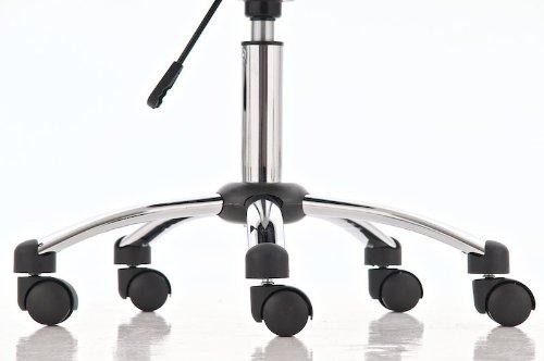Silla de Diseño VIENA, Gran acolchado, estructura metálica, piel color negro