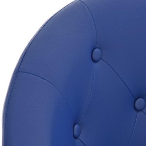 Silla de Diseño VIENA, acolchado, estructura metálica, en piel negro