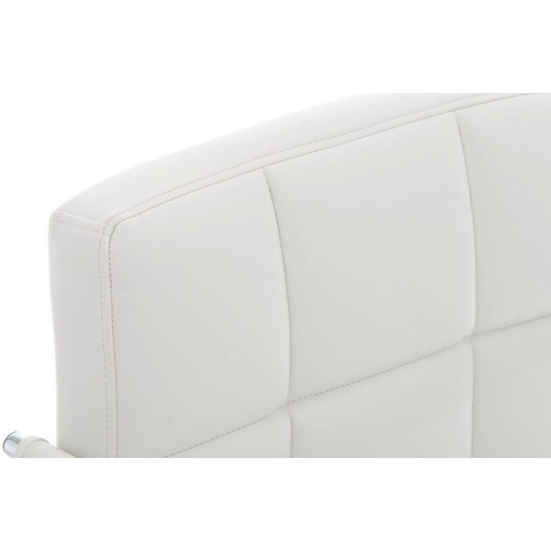 Taburete de Bar o Cocina CRETA,, en piel negro