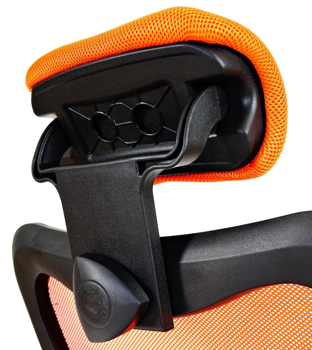 Silla Ergonómica ZELIA, Uso 8 Horas, Soporte Lumbar Acolchado, Estructura Metálica, Color Negro