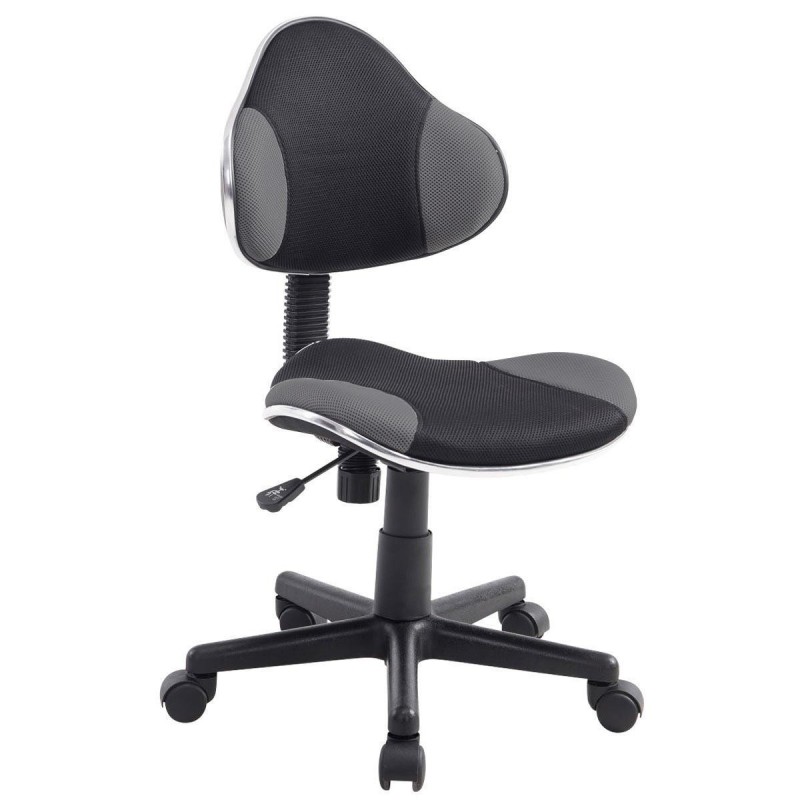 Silla escritorio Juvenil BASTER, en malla transpirable, color negro