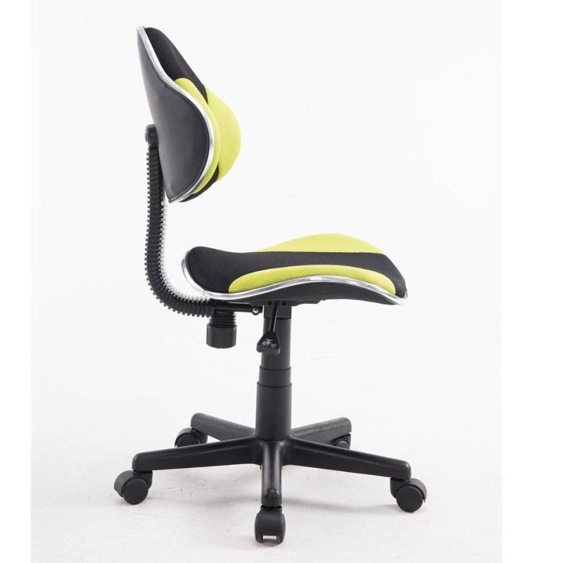 Silla escritorio Juvenil BASTER, en malla transpirable, color negro