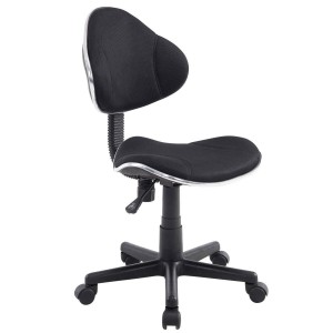 Silla escritorio Juvenil BASTER, en malla transpirable, color negro