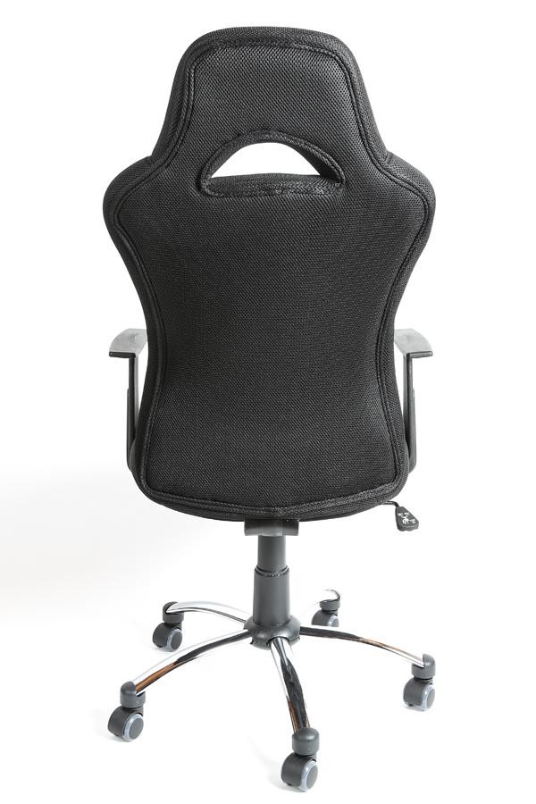 Silla de Oficina Deportiva MICHIGAN, diseño exclusivo, gran acolchado, Color Negro