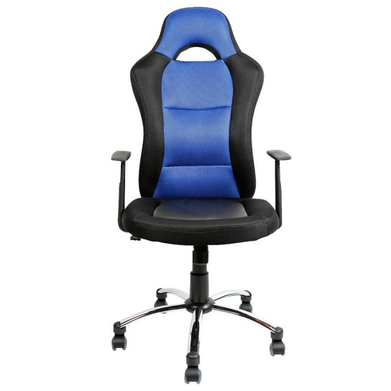 Silla gamer MICHIGAN en polipiel negra