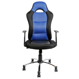 Silla gamer MICHIGAN en polipiel negra