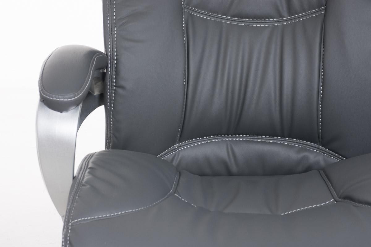 Sillón de oficina GLASGOW, Gran Acolchado, Mecanismo Basculante, Uso diario 4h, En Negro