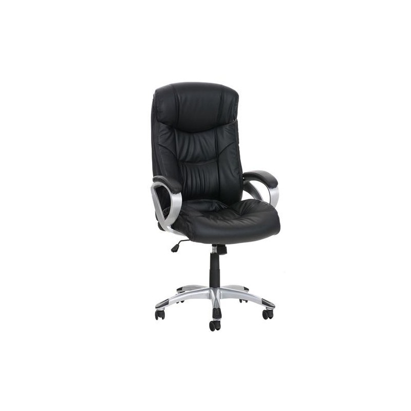 Sillón de oficina GLASGOW, Mecanismo Basculante, En Negro