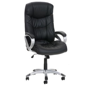 Sillón de oficina GLASGOW, Mecanismo Basculante, En Negro