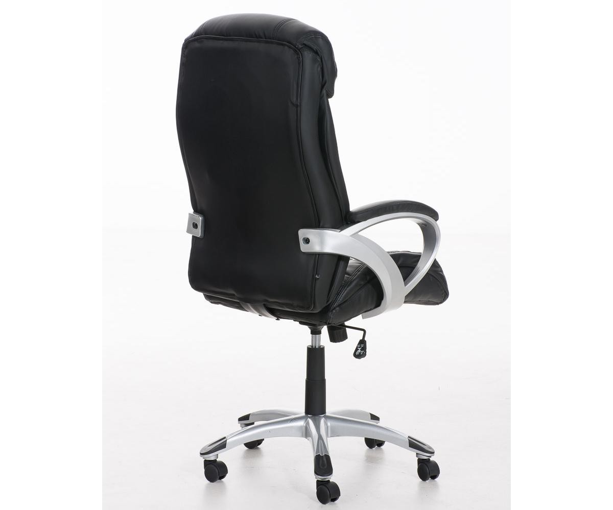 Sillón de oficina GLASGOW, Gran Acolchado, Mecanismo Basculante, Uso diario 4h, En Negro