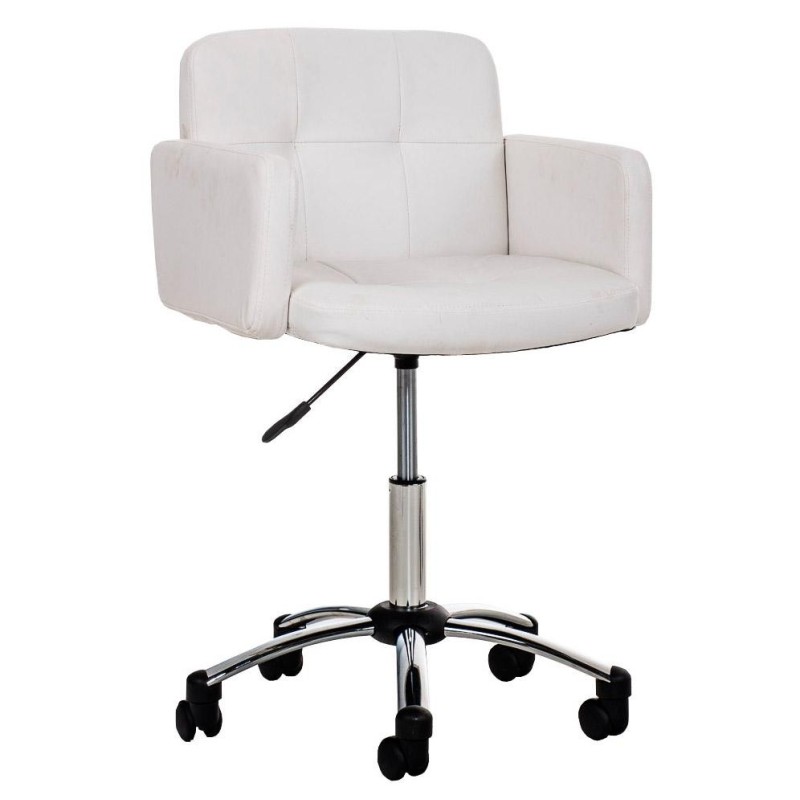 Silla de Diseño PRAGA, gran acolchado, piel color Negro