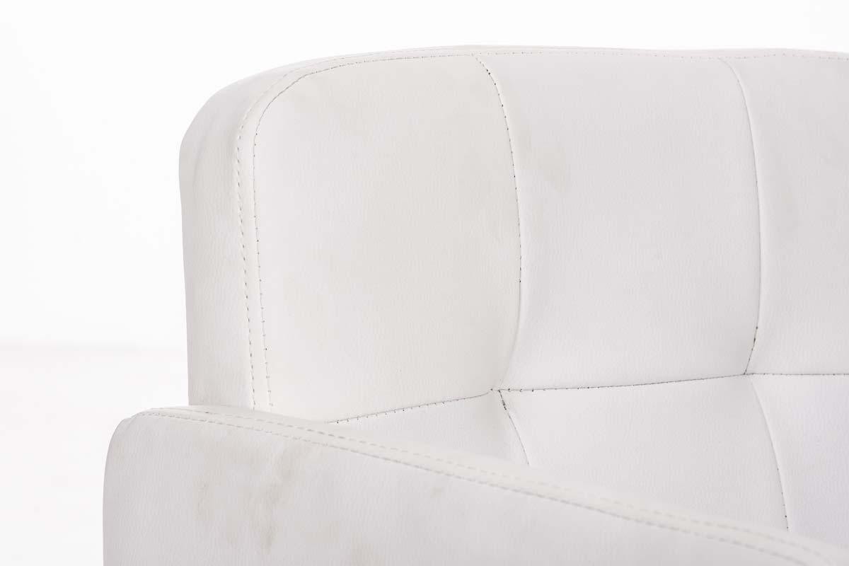 Silla de Diseño PRAGA, gran acolchado, ajustable en altura, tapizada en piel color Negro