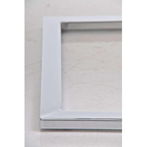 Silla de Confidente / Reuniones ASPE, metal cromado, Piel Negro