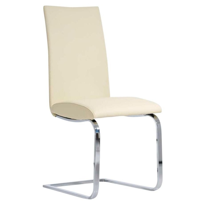 Silla de Confidente JASO, exclusivo diseño, en Piel Negro