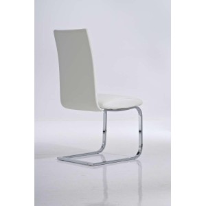 Silla de Confidente JASO, exclusivo diseño, en Piel Negro