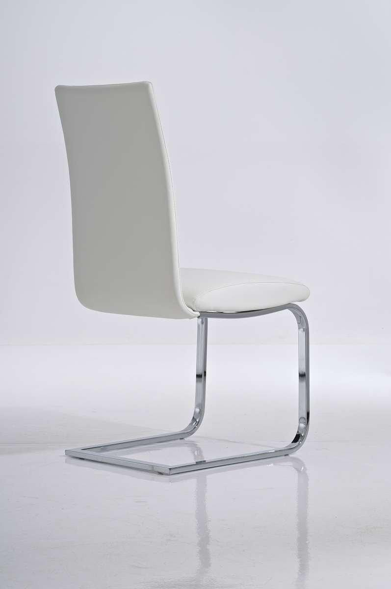 Silla de Confidente JASO, exclusivo diseño, estructura metalica, gran calidad, en Piel color Negro