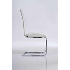 Silla de Confidente JASO, exclusivo diseño, en Piel Negro