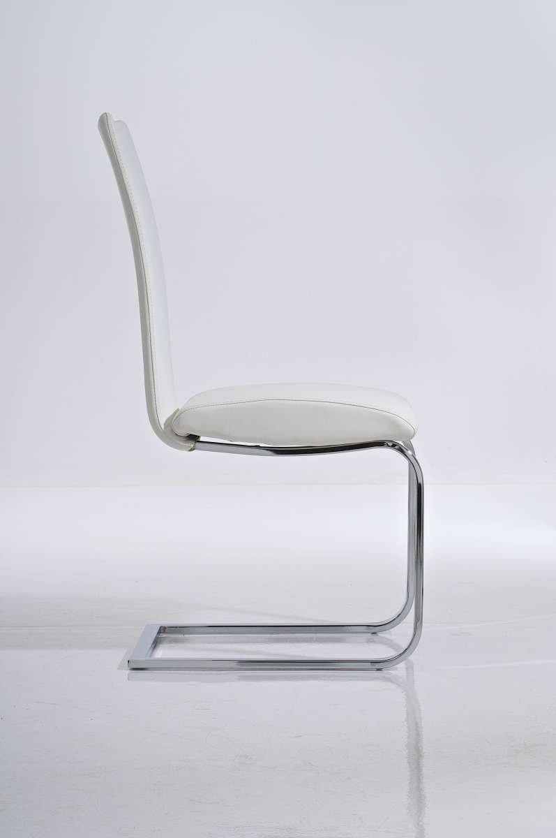 Silla de Confidente JASO, exclusivo diseño, estructura metalica, gran calidad, en Piel color Negro