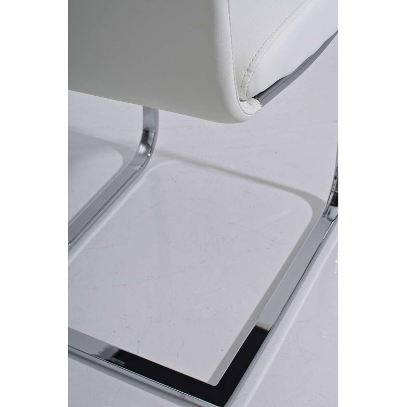 Silla de Confidente JASO, exclusivo diseño, en Piel Negro