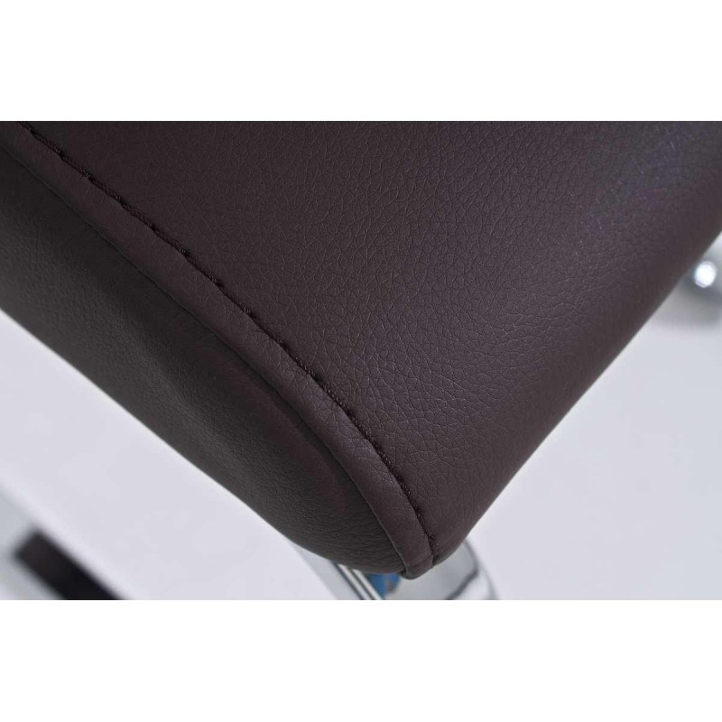Silla de Confidente JASO, exclusivo diseño, en Piel Negro