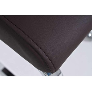 Silla de Confidente JASO, exclusivo diseño, en Piel Negro