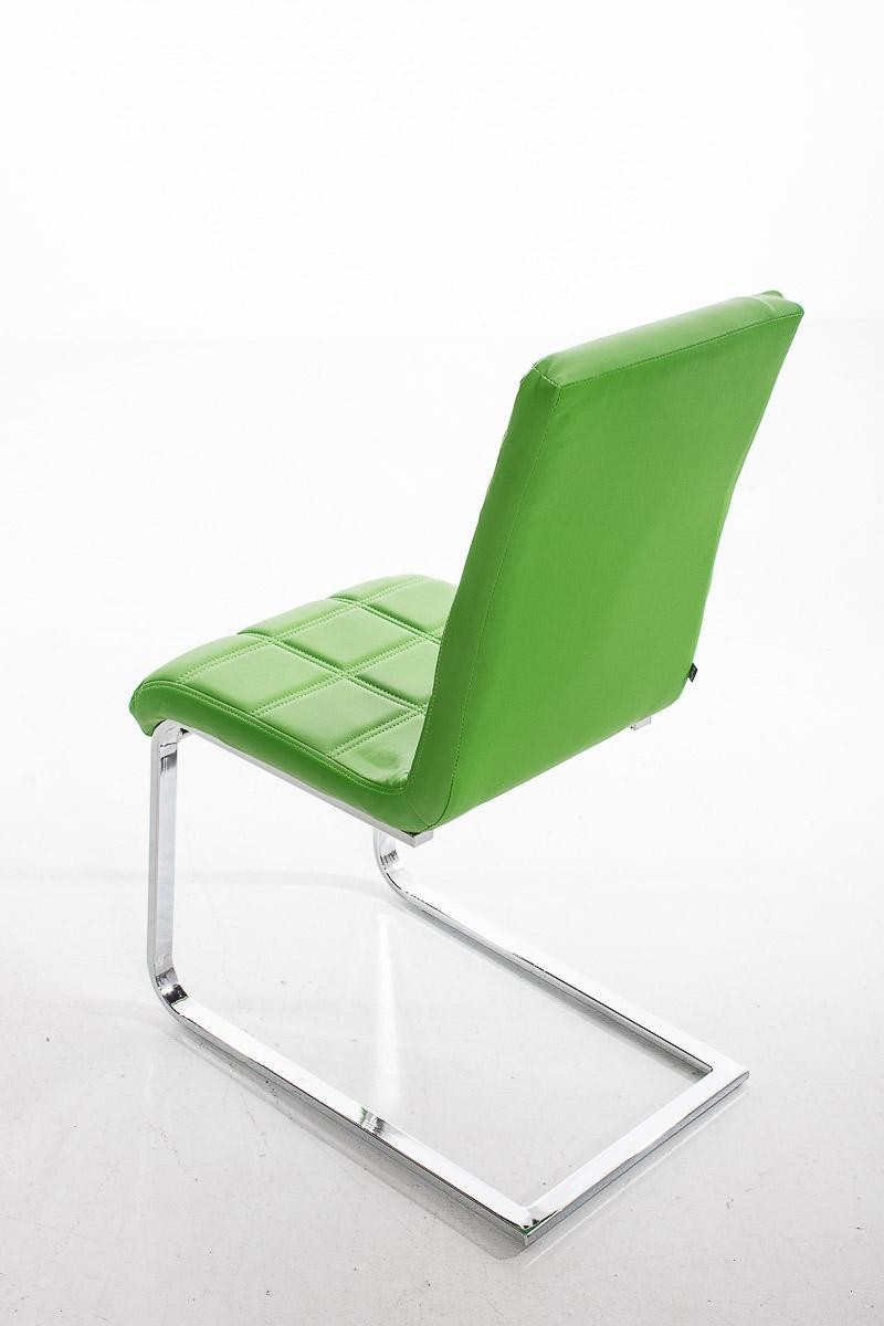 Silla de Confidente BIELSA, exclusivo tapizado en costuras, metal cromado y Piel color Negro