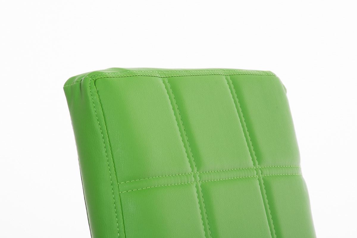 Silla de Confidente BIELSA, exclusivo tapizado en costuras, metal cromado y Piel color Negro