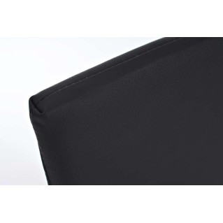 Silla de Confidente CINCA, diseño ergonómico, Piel color Negro 2