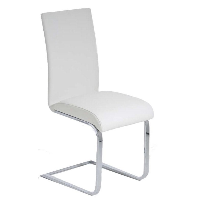 Silla de Confidente CINCA, diseño ergonómico, Piel color Negro
