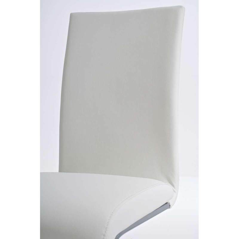 Silla de Confidente CINCA, diseño ergonómico, Piel color Negro