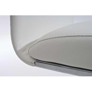 Silla de Confidente CINCA, diseño ergonómico, Piel color Negro