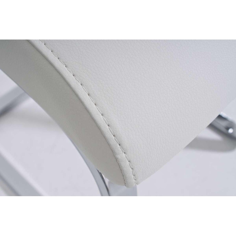 Silla de Confidente CINCA, diseño ergonómico, Piel color Negro