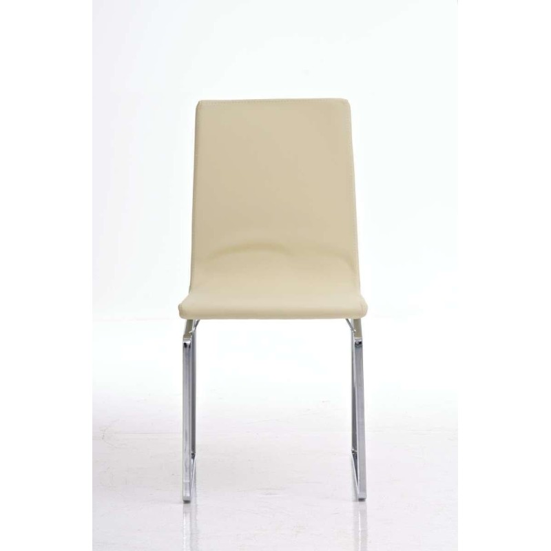 Silla de Confidente VILLANOVA, diseño único, en Piel color Negro