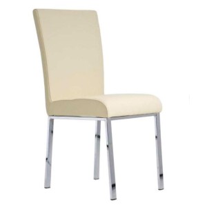 Silla de Confidente CARLO, muy robusta y resistente, Piel Negro