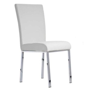Silla de Confidente CARLO, muy robusta y resistente, Piel Negro