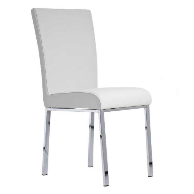 Silla de Confidente CARLO, muy robusta y resistente, gran acolchado, tapizada en Piel color Negro