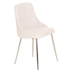 Silla de Confidente MAURO, gran confort, Piel color Negro