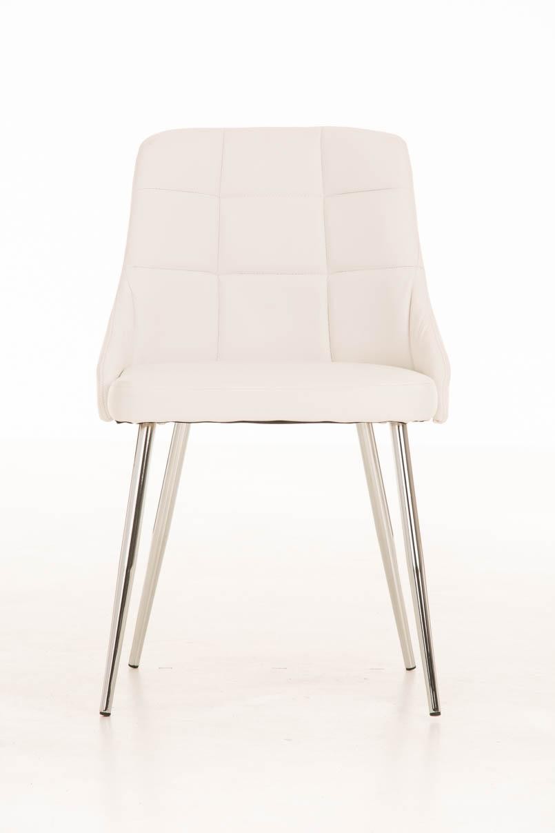 Silla de Confidente MAURO, gran confort, diseño exclusivo, tapizada en Piel color Negro