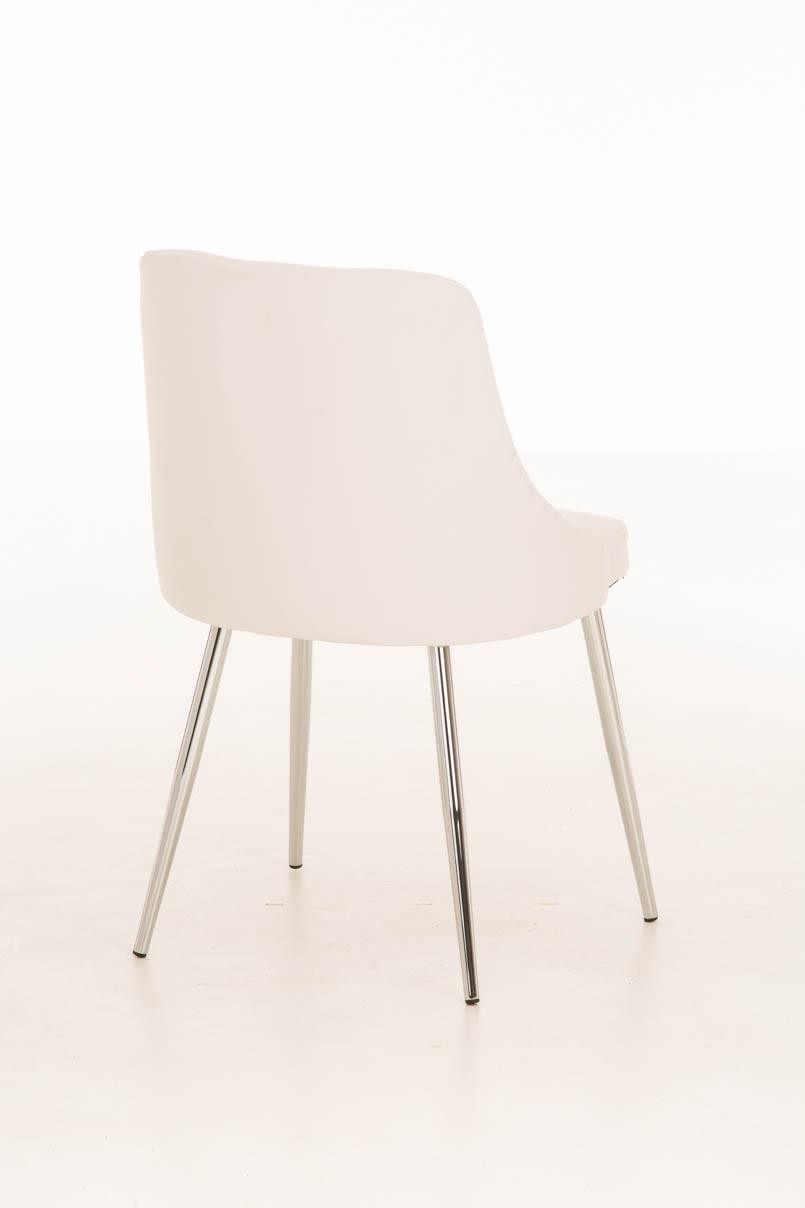 Silla de Confidente MAURO, gran confort, diseño exclusivo, tapizada en Piel color Negro