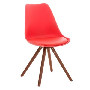 Silla de Diseño / Confidente ALMA nogal, muy exclusiva color negro